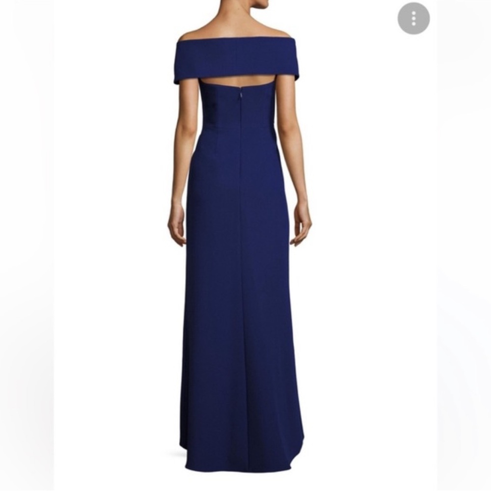 BCBGMAXAZRIA Amalie Off-The-Shoulder Stretch Crepe Gown - Picture 3 of 16